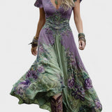 Holly - floral print dress — view 1