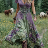Holly - floral print dress — view 2