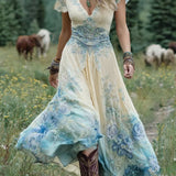 Holly - floral print dress — view 5
