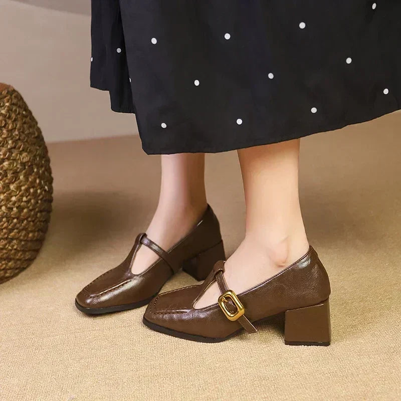 Ida - timeless women's mid-heel shoes — view 1