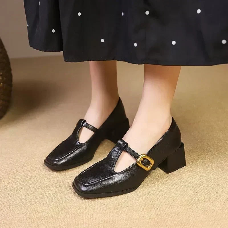 Ida - timeless women's mid-heel shoes — view 6