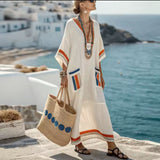 Iris - elegant long beach dress — view 3