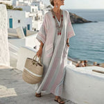 Iris - elegant long beach dress — view 6