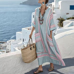 Iris - elegant long beach dress — view 7
