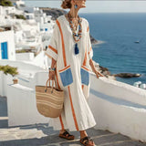 Iris - elegant long beach dress — view 8