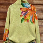 Isabella - cardigan with a vibrant tropical lily print — view 2