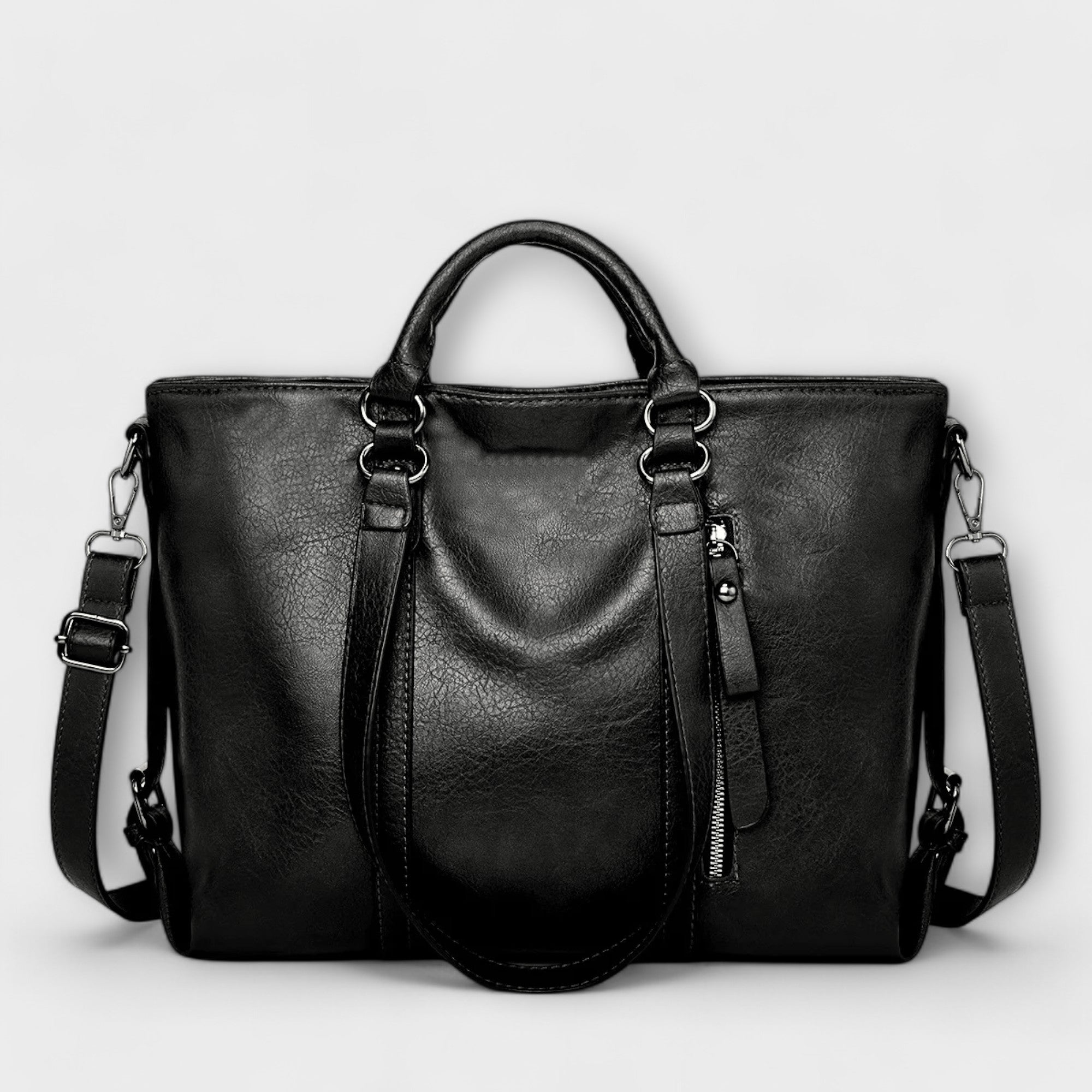 Isabella - women's large leather bag — view 2