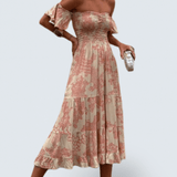 Isabella - off-the-shoulder midi dress — view 1