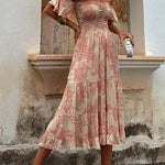 Isabella - off-the-shoulder midi dress — view 2