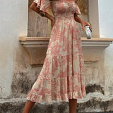 Isabella - off-the-shoulder midi dress — view 2