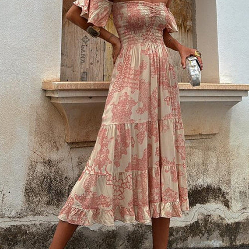 Isabella - off-the-shoulder midi dress — view 2