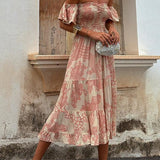Isabella - off-the-shoulder midi dress — view 4