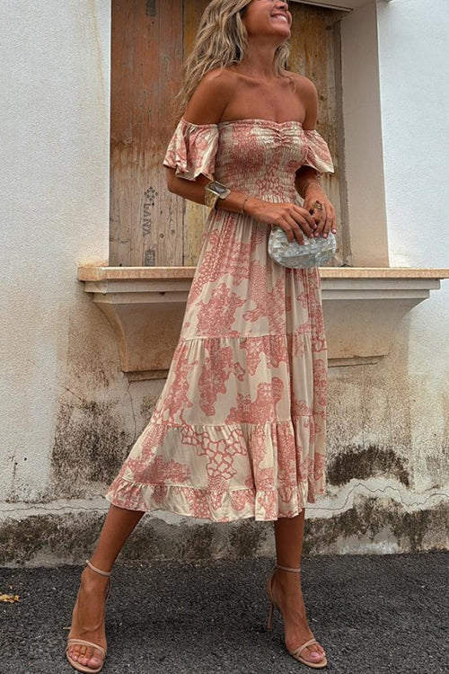 Isabella - off-the-shoulder midi dress — view 4