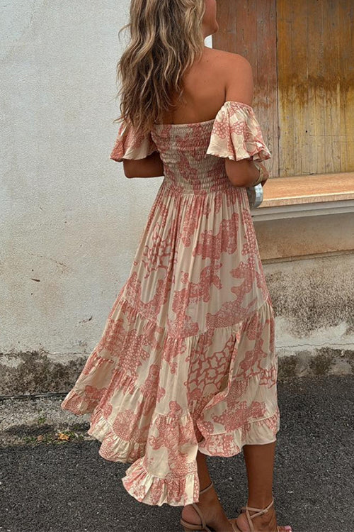 Isabella - off-the-shoulder midi dress — view 5