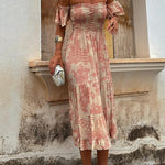 Isabella - off-the-shoulder midi dress — view 6