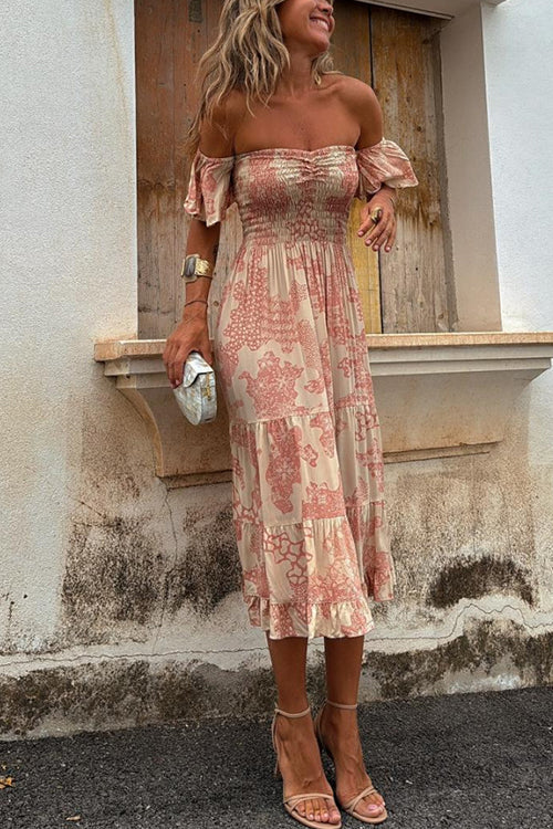 Isabella - off-the-shoulder midi dress — view 6