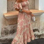 Isabella - off-the-shoulder midi dress — view 7