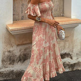 Isabella - off-the-shoulder midi dress — view 7