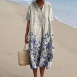 Jade - porcelain patterned dress — view 1