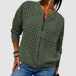 Jade premium knitted cardigan — view 3
