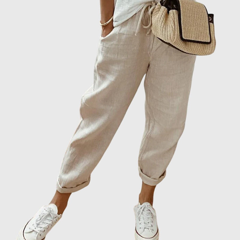 Jamie - elegant women's trousers — view 1