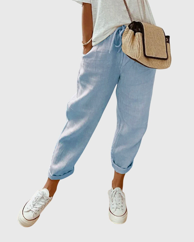 Jamie - elegant women's trousers — view 2