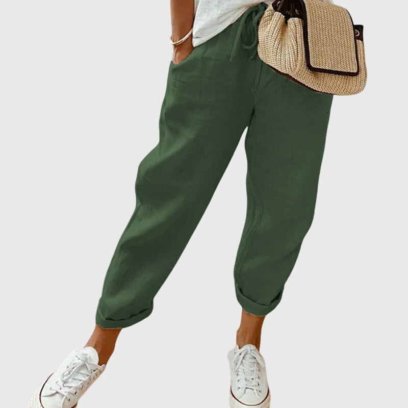 Jamie - elegant women's trousers — view 4