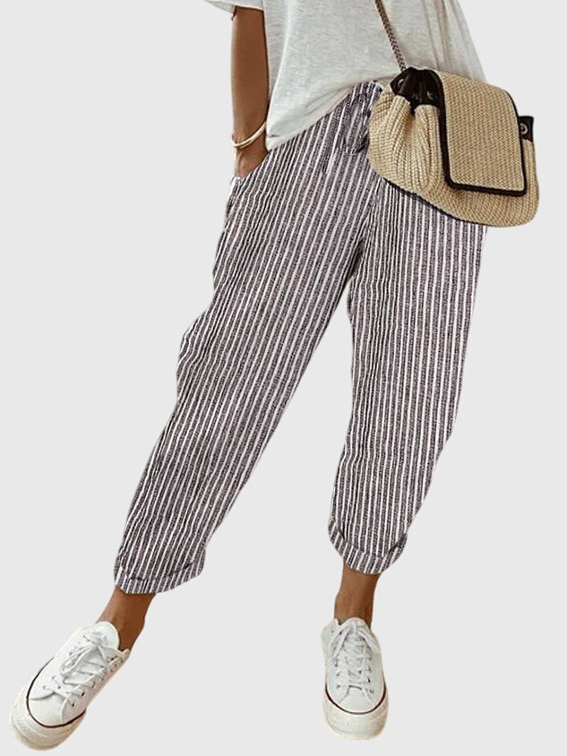 Jamie - elegant women's trousers — view 5