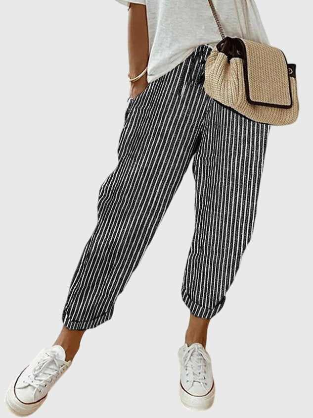 Jamie - elegant women's trousers — view 8