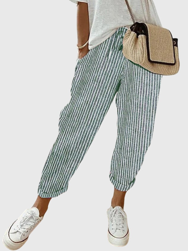 Jamie - elegant women's trousers — view 9