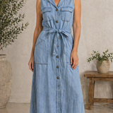 Jamie - denim dress — view 4