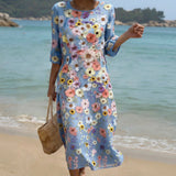 Jamie - comfortable and elegant midi dress — view 1