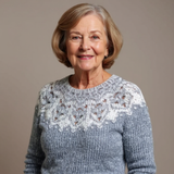 Jamie - Retro Knitted Sweater — view 4