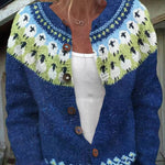 Janet - Retro Icelandic Cardigan — view 2