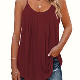 Janine - women's lightweight summer top with spaghetti straps — view 1