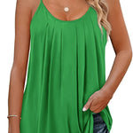 Janine - women's lightweight summer top with spaghetti straps — view 2