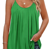 Janine - women's lightweight summer top with spaghetti straps — view 2