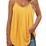 Janine - women's lightweight summer top with spaghetti straps — view 3