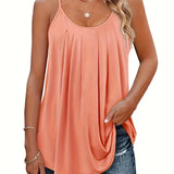 Janine - women's lightweight summer top with spaghetti straps — view 4