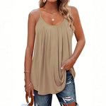 Janine - women's lightweight summer top with spaghetti straps — view 8