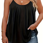 Janine - women's lightweight summer top with spaghetti straps — view 10
