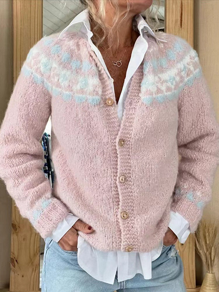 Janine - retro Icelandic cardigan — view 2