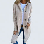Jenna - cosy hooded cardigan — view 1