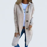 Jenna - cosy hooded cardigan — view 1