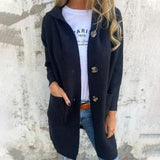 Jenna - cosy hooded cardigan — view 4