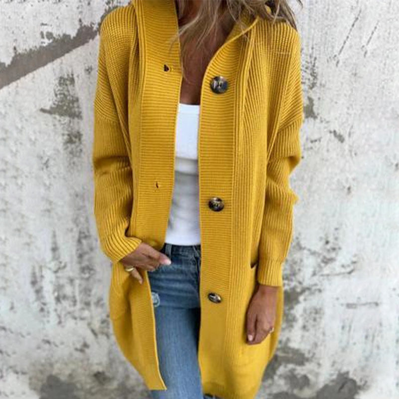 Jenna - cosy hooded cardigan — view 5