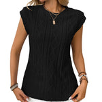 Jennifer - women's light knit elegant t-shirt — view 1