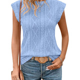 Jennifer - women's light knit elegant t-shirt — view 7