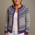 Jennifer - Retro Icelandic Cardigan — view 1