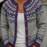 Jennifer - Retro Icelandic Cardigan — view 2